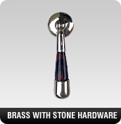 Brass with Stone